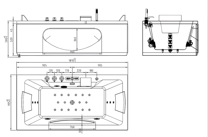 Massage Bathtub