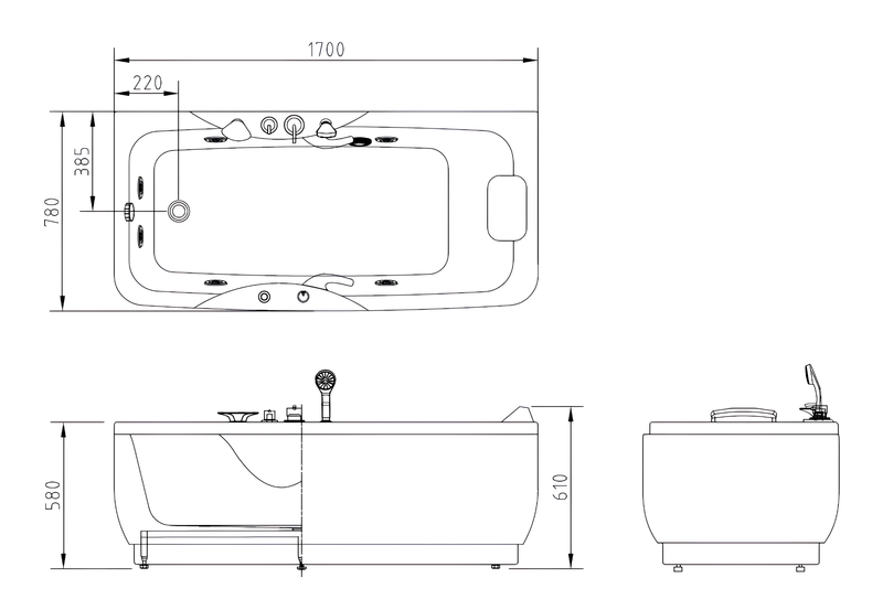 Massage Bathtub