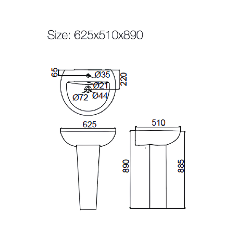 Wash Basin - Bathroom set