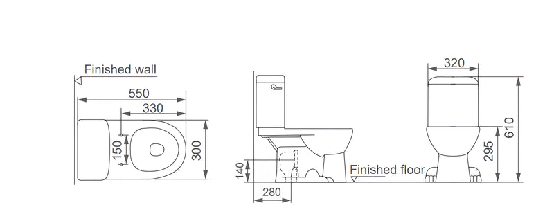 Toilet Seat - Bathroom Set