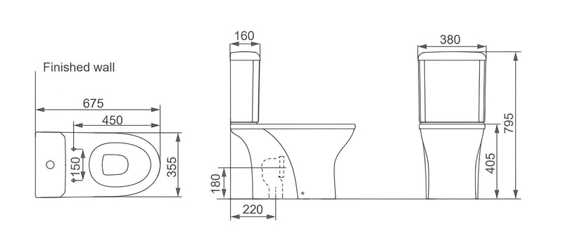 Toilet Seat - Bathroom Set