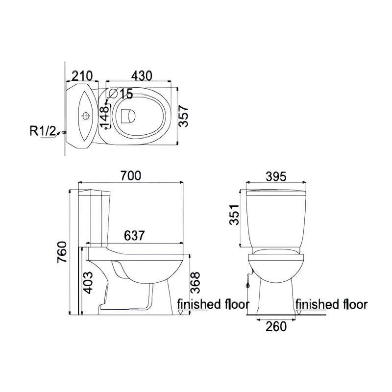 Toilet Seat - bathroom Set