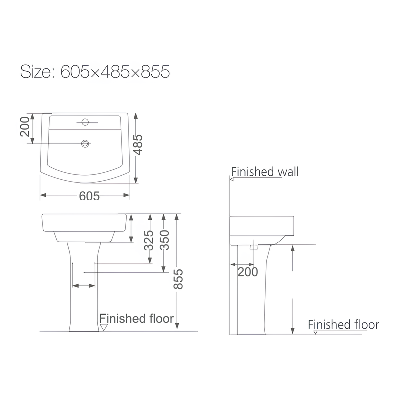 Wash Basin - Bathroom Set